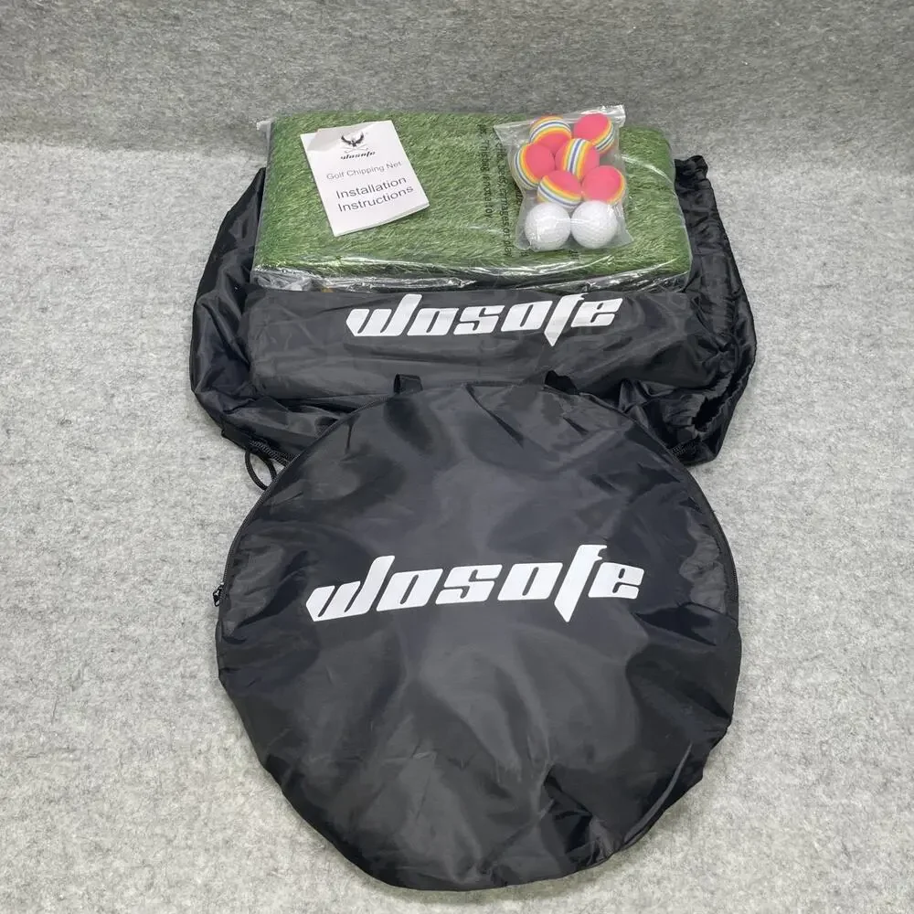 NOB Wosofe Golf Hitting Net Indoor Chipping Practice Target Training Helper